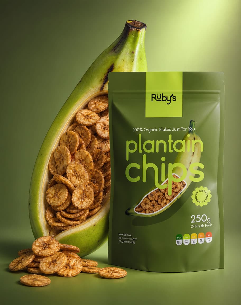 Plantain chips, 250g